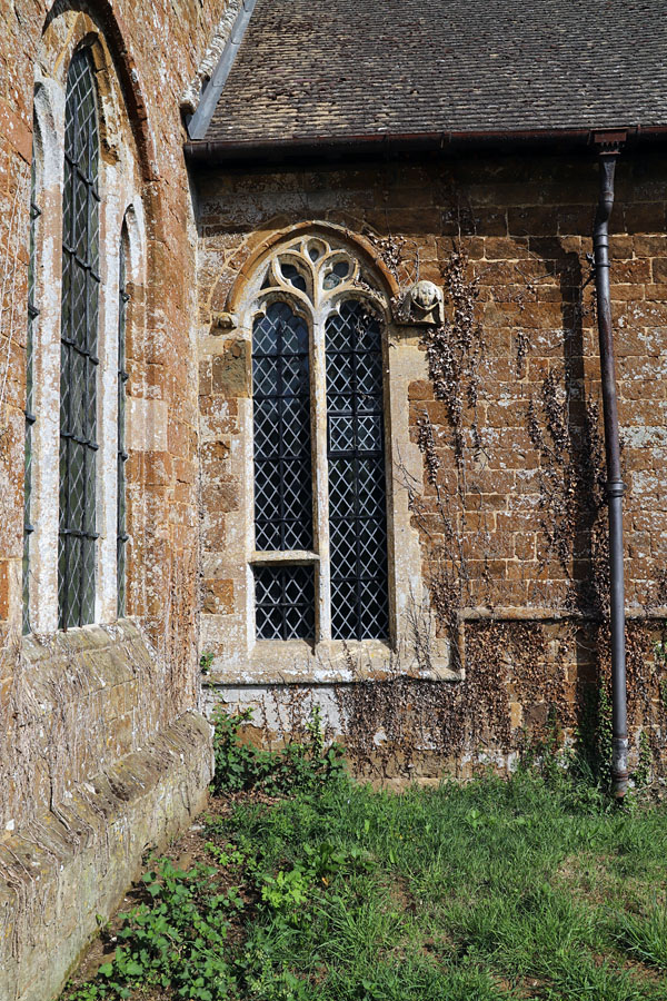 St Giles Wigginton Oxfordshire. Low side window south chancel