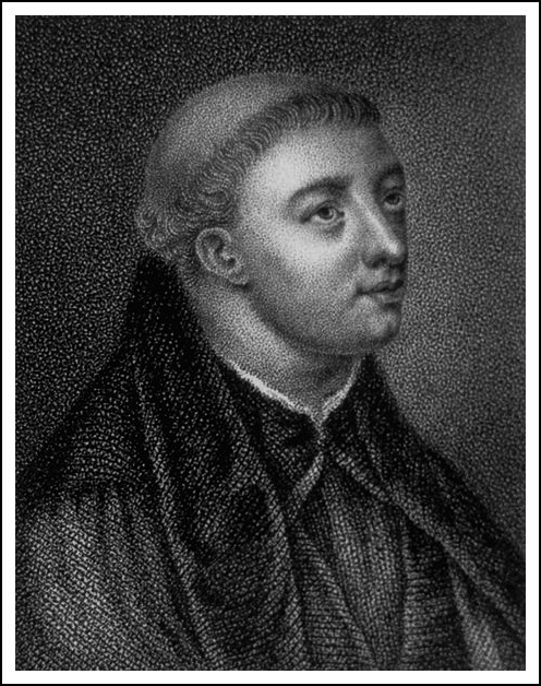 Portrait of John Lydgate, Monk of Bury St Edmunds