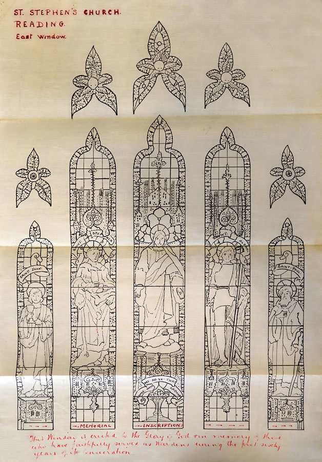 St Stephen's Church, Reading, East Window of 1925
