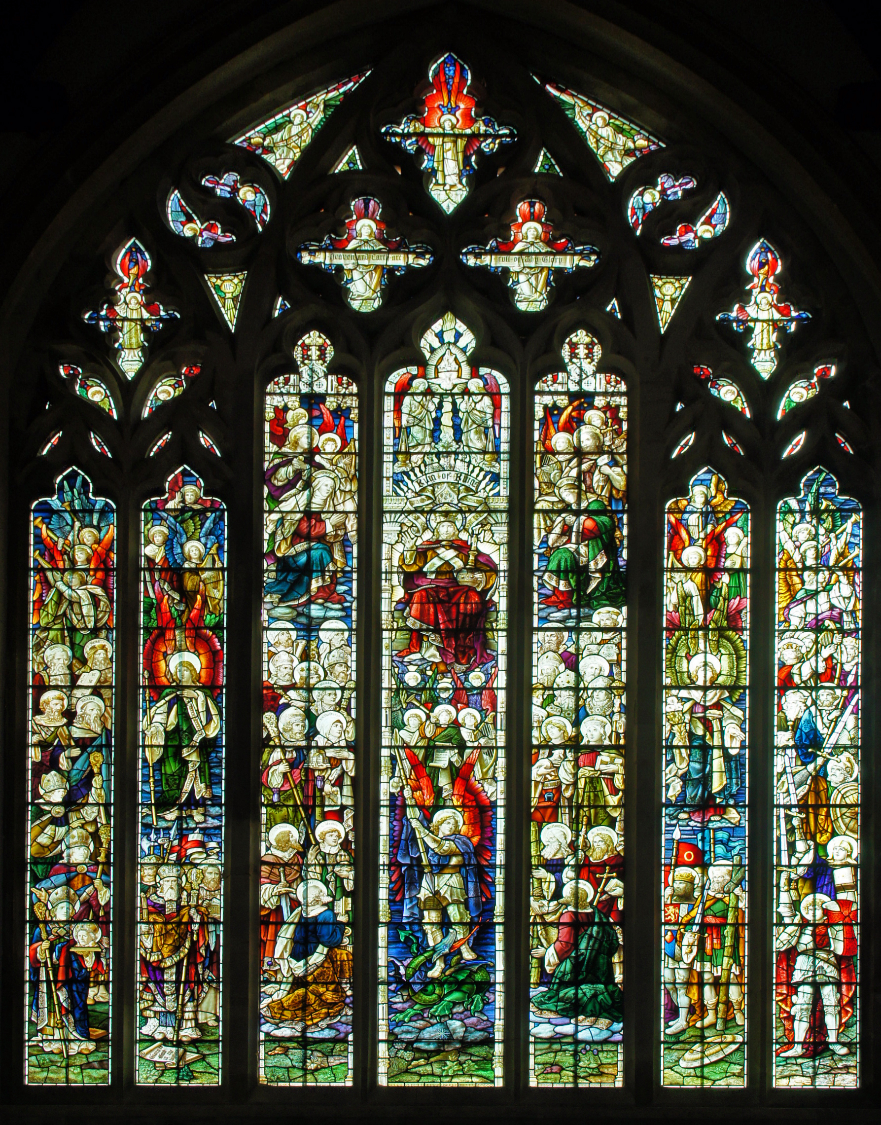 Southbourne All Saints East window by Percy Bacon